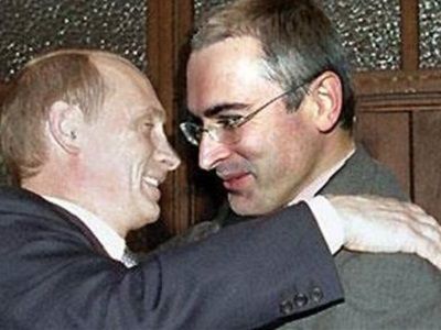 Путин и Ходорковский. Фото: facebook.com/alexandr.hotz