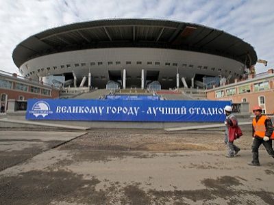 Строительство "Зенит-Арены". Фото: gazeta.ru