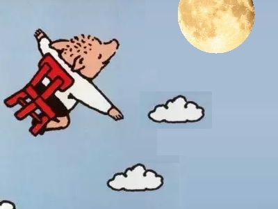 Полет на луну. Коллаж: Каспаров.Ru Полет на луну. Коллаж: Каспаров.Ru