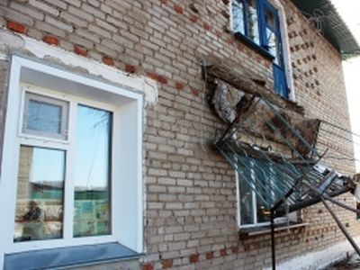 Обрушившийся балкон. Фото: Конкурент.Ru