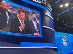 Дмитрий Медведев на ХХ съезде 