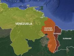 Венесуэла и территория Гайаны с венесуэльскими территориальными претензиями. Карта: t.me/Montelibero_ru